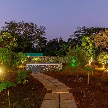 Saffronstays Apricus Farm - 4Bhk Veg Estate With Pool, Yoga & Garden-3